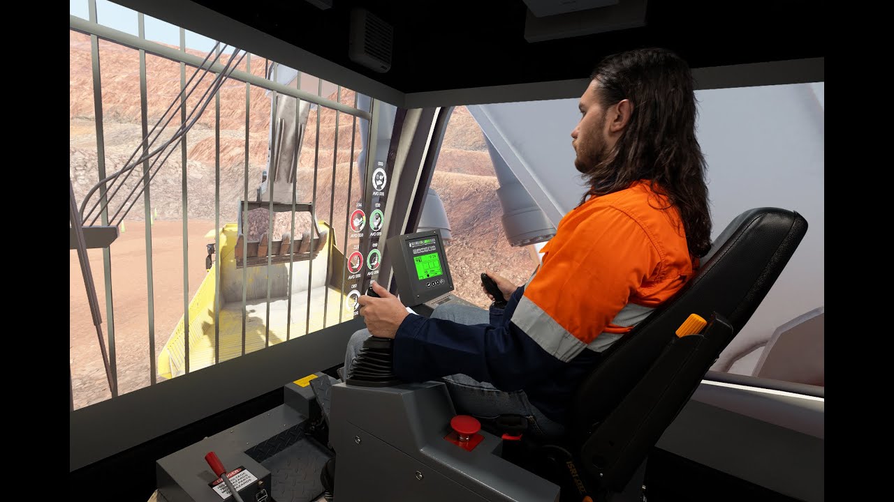 CYBERMINE Liebherr R 984 C Excavator Simulator
