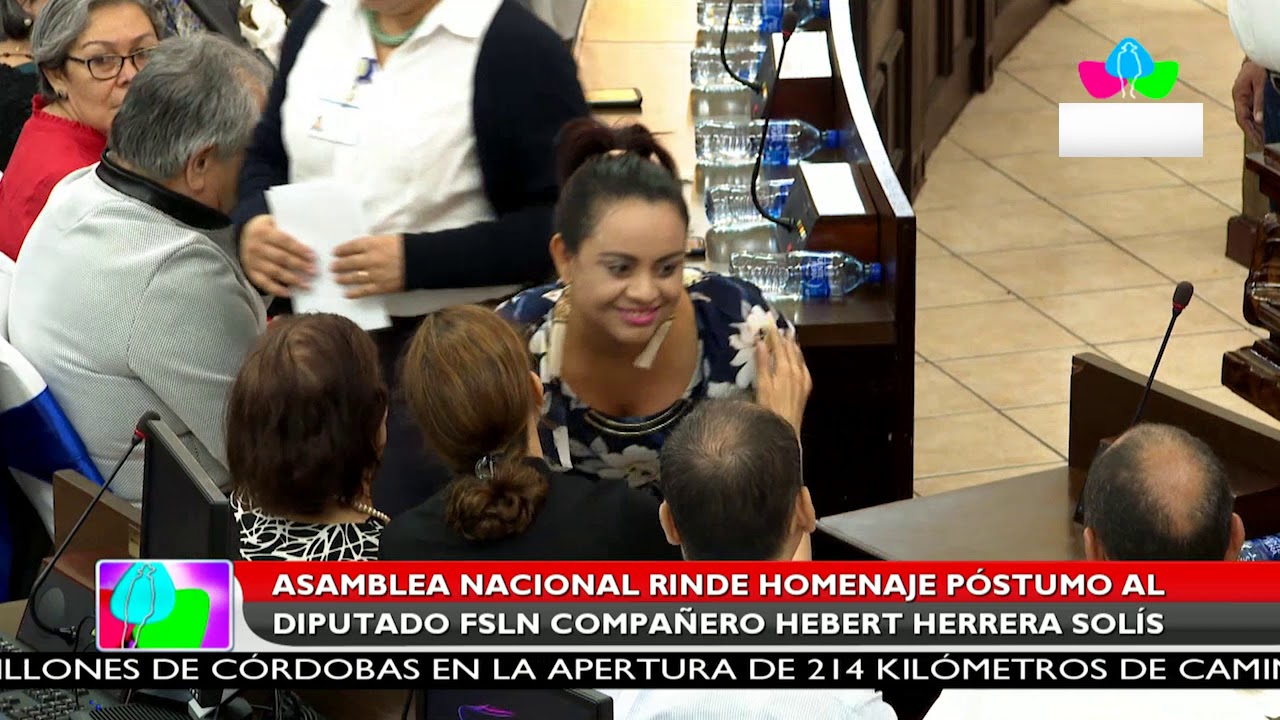 Multinoticias | Asamblea Nacional rinde homenaje póstumo al diputado Hebert Herrera Solís nicaragua national costume