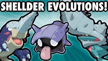 Creating a SHELLDER EVOLUTION of EVERY TYPE! (Shellder Bites!)