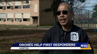 Drones help first responders