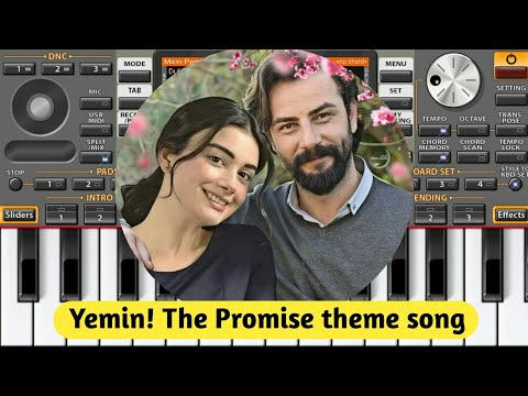 Yemin song (Hüzün) — piano cover | Yemin The promise theme song | Turkish Drama | Mobile Piano