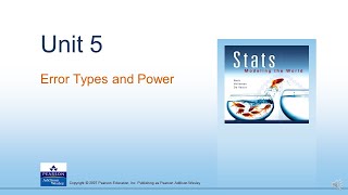 AP-Stats: Exam Review: Error Types and Power Ap Stat Final Final Final Review Common Errors
