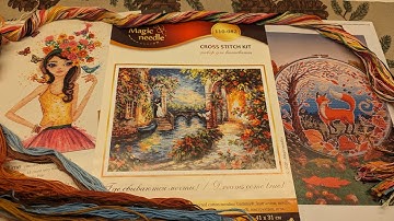 FLOSSTUBE #85 Cross stitch WIPs for October 2023 (part 1)