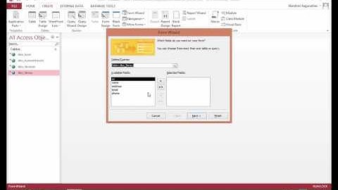 IST 659 Video 1: Access Start up and Forms and Subforms