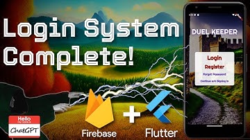 Ep. 7 - Firebase Login system in Flutter w/ ChatGPT