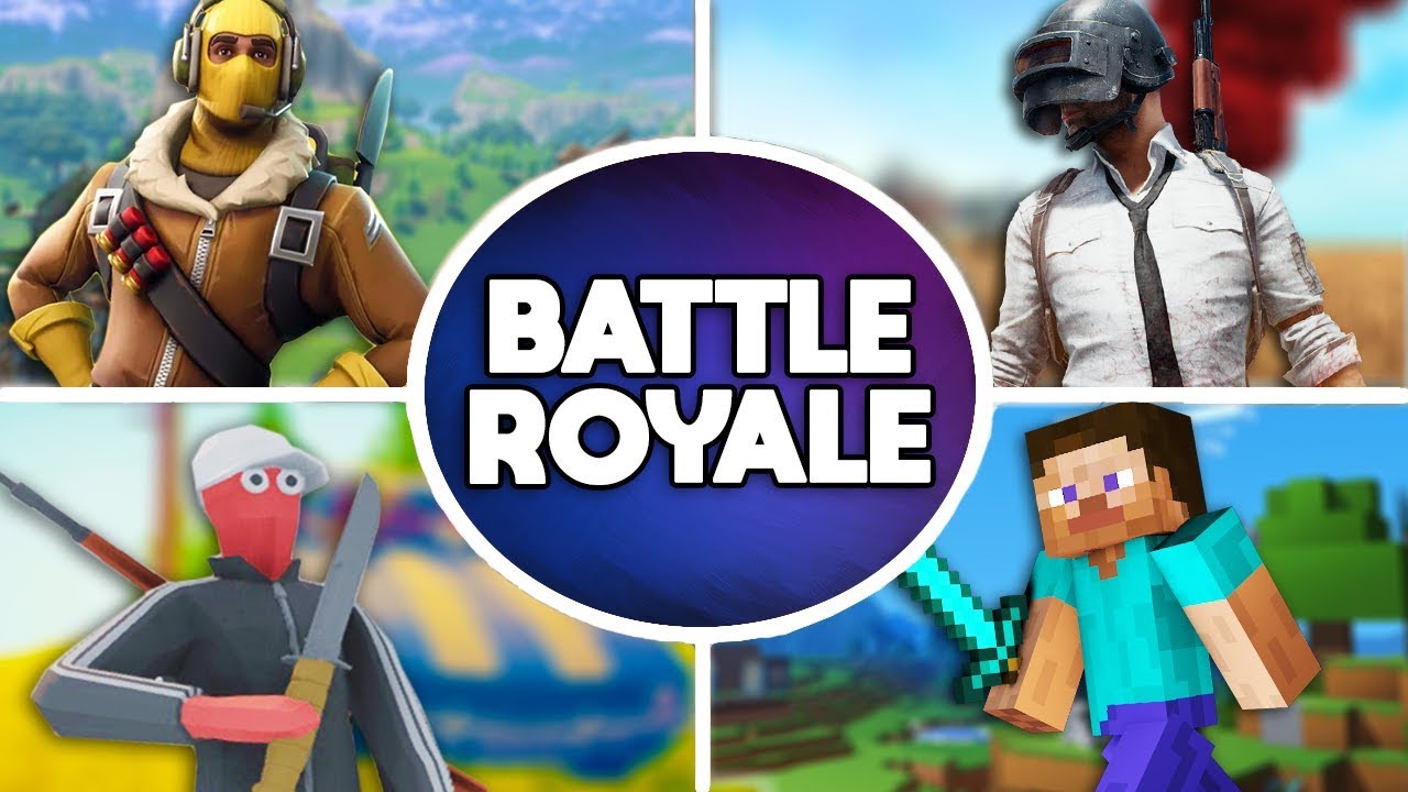 JUGANDO A TODOS LOS BATTLE ROYALE! battle royale games online