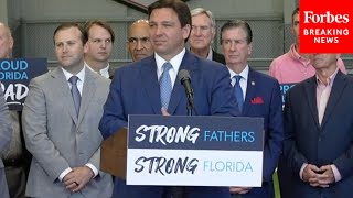 JUST IN: DeSantis Warns Of 'Fatherhood Crisis' In US, Signs $70 Million Bill To Promote Fatherhood