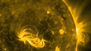 SDO Sees Brightening Magnetic Loops #NASA