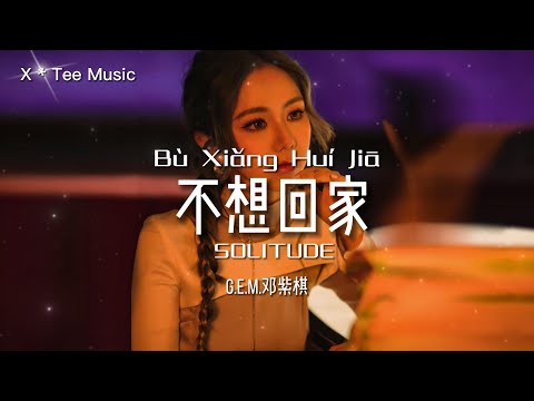 《不想回家 SOLITUDE》G.E.M. 邓紫棋 (动态歌词拼音PinYin)