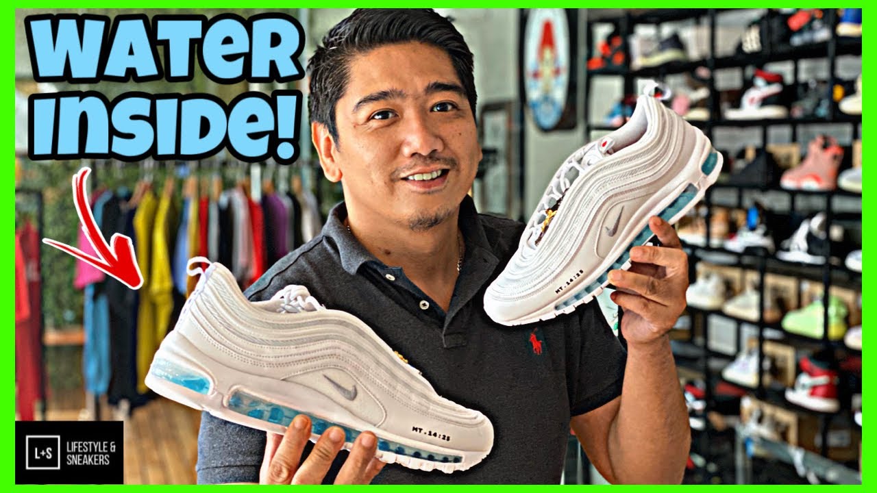 RARE! ONLY 30 PAIRS AROUND THE WALK ON WATER! NIKE "JESUS SNEAKERS" - YouTube