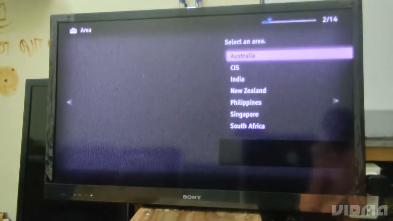 SONY KDL 40EX520 DEMO AND RESET TAMIL - YouTube