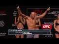Jacare Souza vs Derek Brunson face off | WEIGH-IN | UFC FIGHT NIGHT