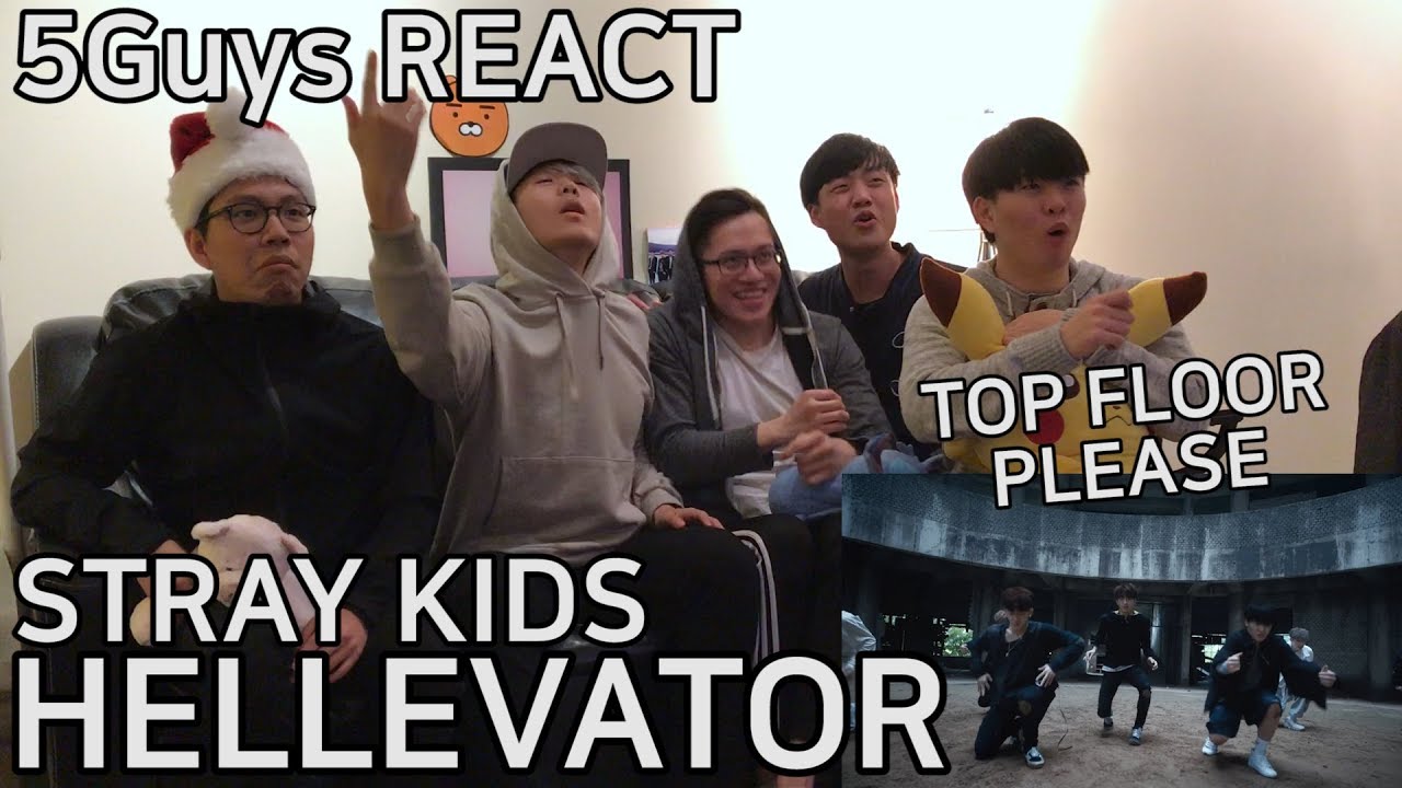 [DOPE DROP] Stray Kids - Hellevator (5Guys MV REACT) - YouTube