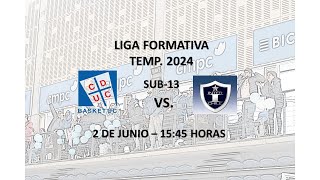 SUB-15 LIGA FORMATIVA 2024 CD UNIVERSIDAD CATÓLICA VS CD ESTADIO CROATA