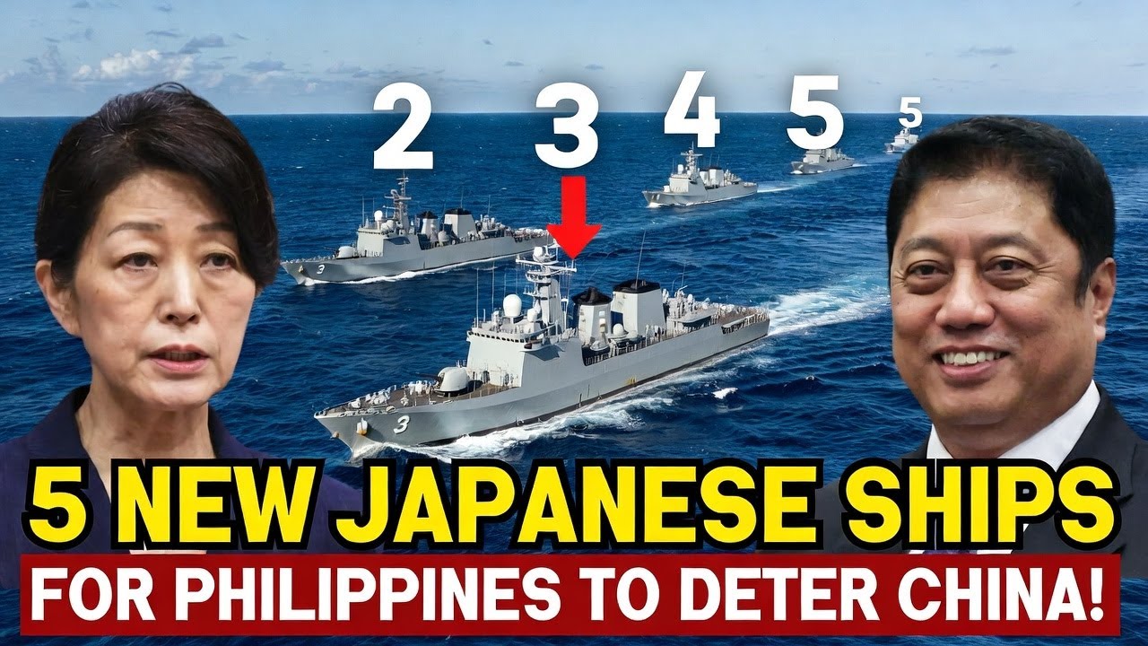 Japan Deploys Five Patrol Ships to Strengthen Philippine Security in the West Philippine Sea