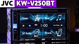 JVC KWV250BT  Double DIN DVD Receiver  Under $250