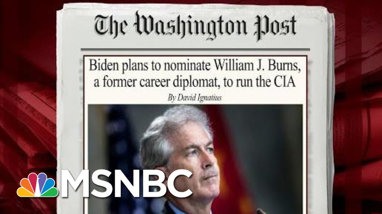 Biden chooses veteran diplomat William Burns as CIA director