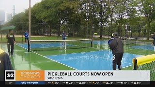 16 pickleball courts now open in Grant Park