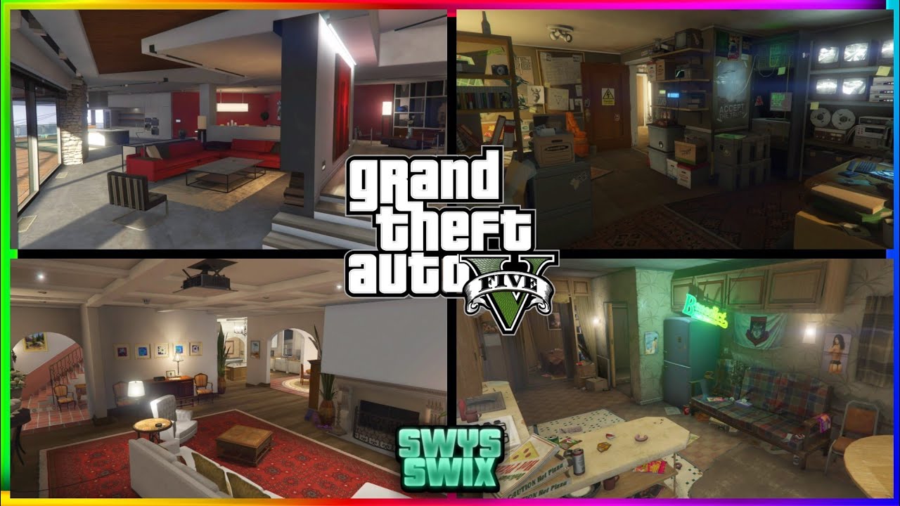 COMMENT RENTRER DANS LES MAISONS DE TREVOR, MICHAEL, FRANKLIN ET LESTER