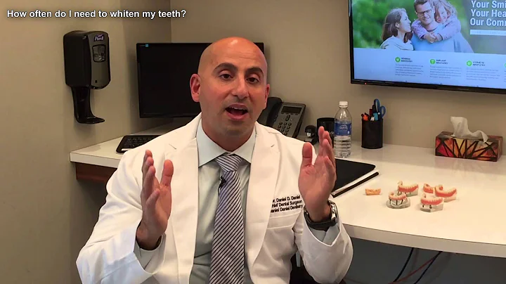 How often will I need teeth whitening? | Daniel Daniel Dentistry