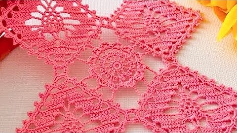 🩷Amazing Crochet Motif Pattern Multipurpose Runner, Blouse How-To Tutorial for Beginners
