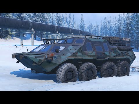 Spintires SnowRunner - Tuz 420 Tatarin 8x8 - Test Drive Offroad - YouTube