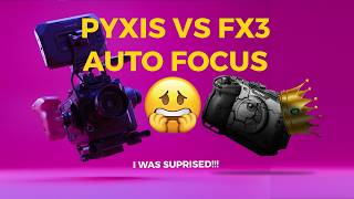 Pyxis VS FX3 Auto Focus! Kinda shocked TBH! #pyxis6k #sonyfx3 #ttartisan  #sony 24-70