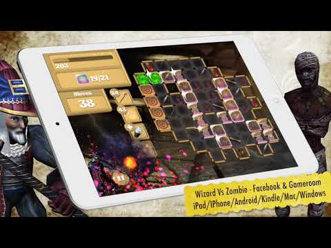 Wizard Vs Zombie - Match 3 - Facebook Gameroom/Android/iPad/iPhone/Kindle/Mac