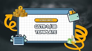 One Excel Template for GSTR-1, GSTR-3B & GST Compliance | Outward Supplies Simplified