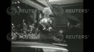 1951 Channel swimmer welcomed home