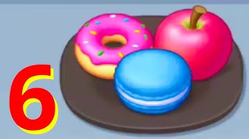 🍩 Food Sort: Puzzle Game 🍎 GAMEPLAY Part 6 Levels 32-36 (Android, iOS)