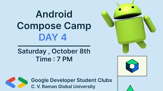 Android Compose Camp | Day 4 | GDSC CVRGU
