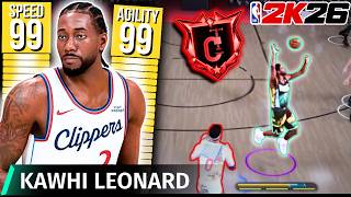 99 SPEED + AGILITY KAWHI BUILD is INSANE! Best Kawhi Leonard Build in NBA 2K26