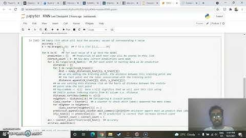 KNN (k-nearest neighbors) implementation in Python from scratch