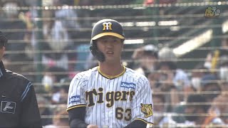 【アピール】6回裏、無死満塁の大チャンスで板山選手が逆転の2点タイムリーを放つ！【2023/3/12Ｔ－Ｇ】