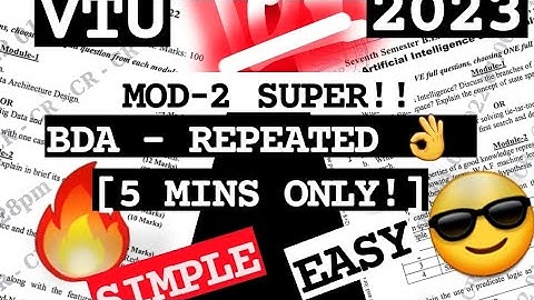 HDFS 4 CONCEPTS EASY 12 MARK QN 👌 Best Video💯SUPER TRICKS 2023 EXAM🤩🎯🔥🔥🔥 7SEM CSE ISE #vtu #2023
