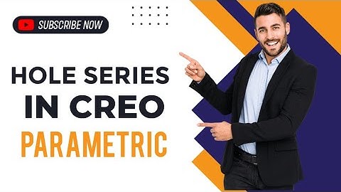 How to create Hole in Creo Parametric | Hole features in creo