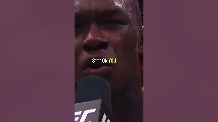 Israel Adesanya Delivers Inspirational Speech After UFC 287