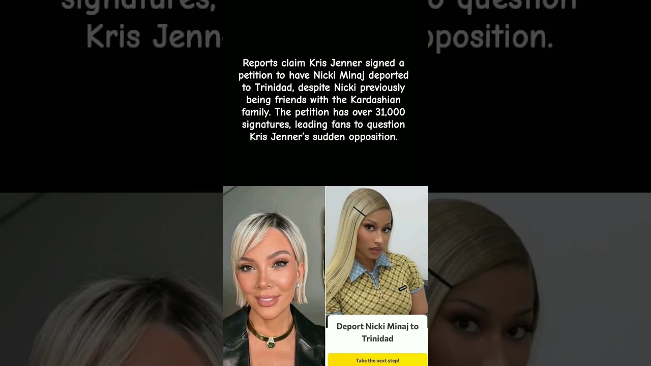 From Besties to Enemies? Kris Jenner Signs Petition Against Nicki Minaj!