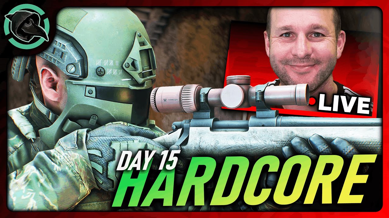HARDCORE DAY 15 LIVE FILMING - Escape From Tarkov
