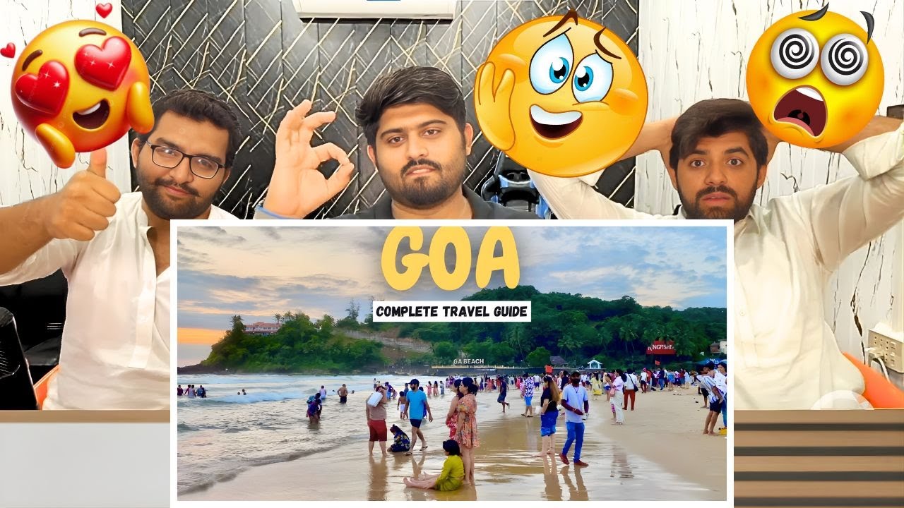 Pakistani Reaction On Goa Trip 🌴 | Goa Tourist Places & Beaches | Travel Vlog Reaction 🔥