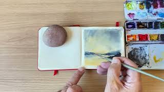 Acuarela sobre un sketchbook (vídeo 2)