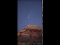 Comet Neowise Time Lapse Red Rock Canyon #shorts #timelapse