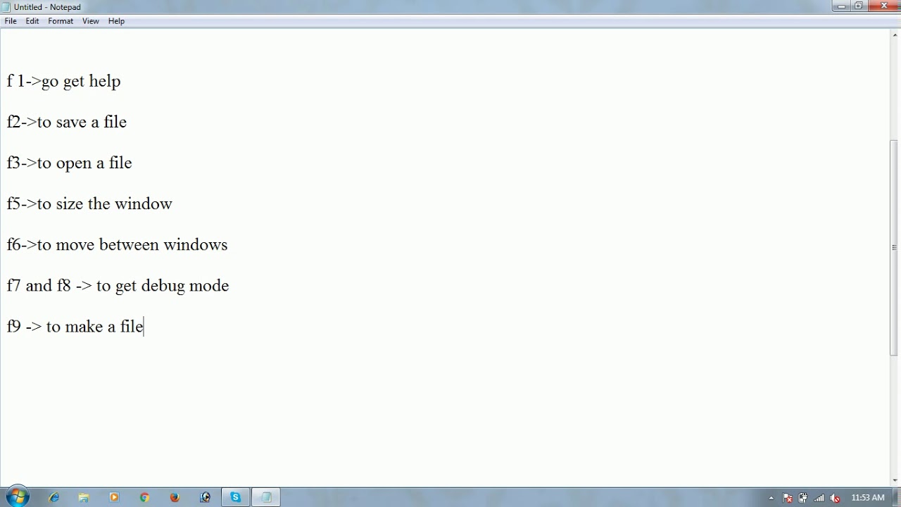 how to run c-compiler window using function keys - YouTube