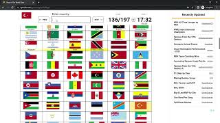 Flags of the World Quiz on Sporcle (41 seconds world record!!)