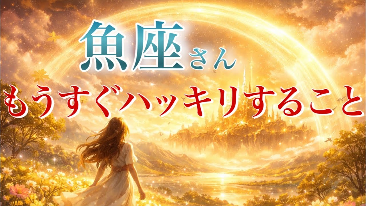 【うお座さん👑】もうすぐハッキリすること🪐見た時がタイミング【タロット・ルノルマン・オラクルカードリーディング】