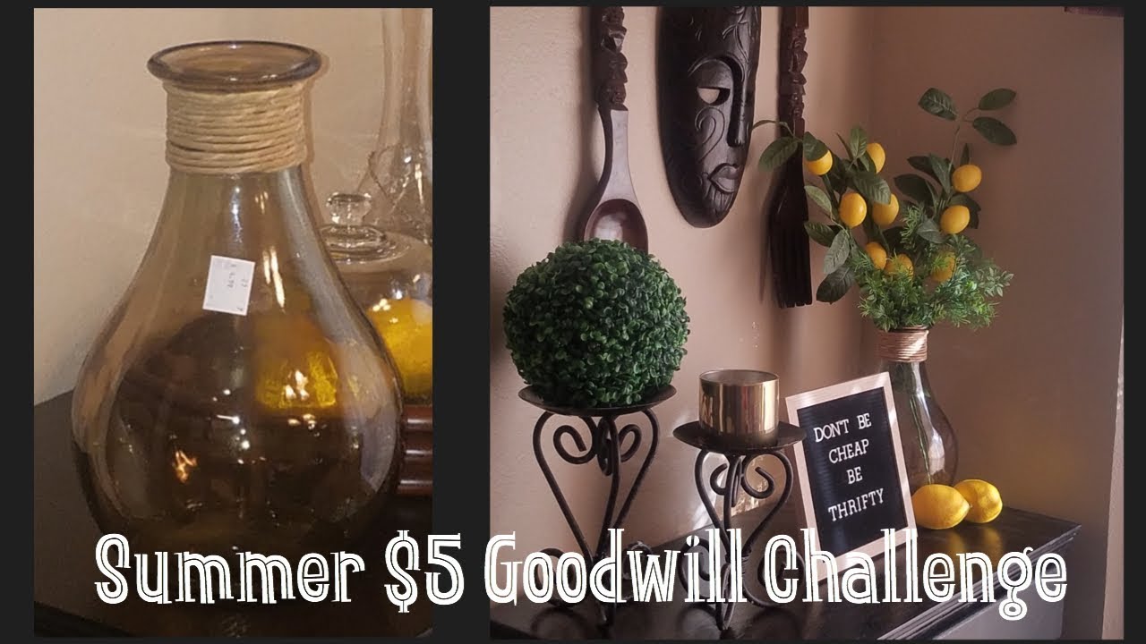 $5 Goodwill Challenge | Summer Edition 2019 | Hosted by Old World Home