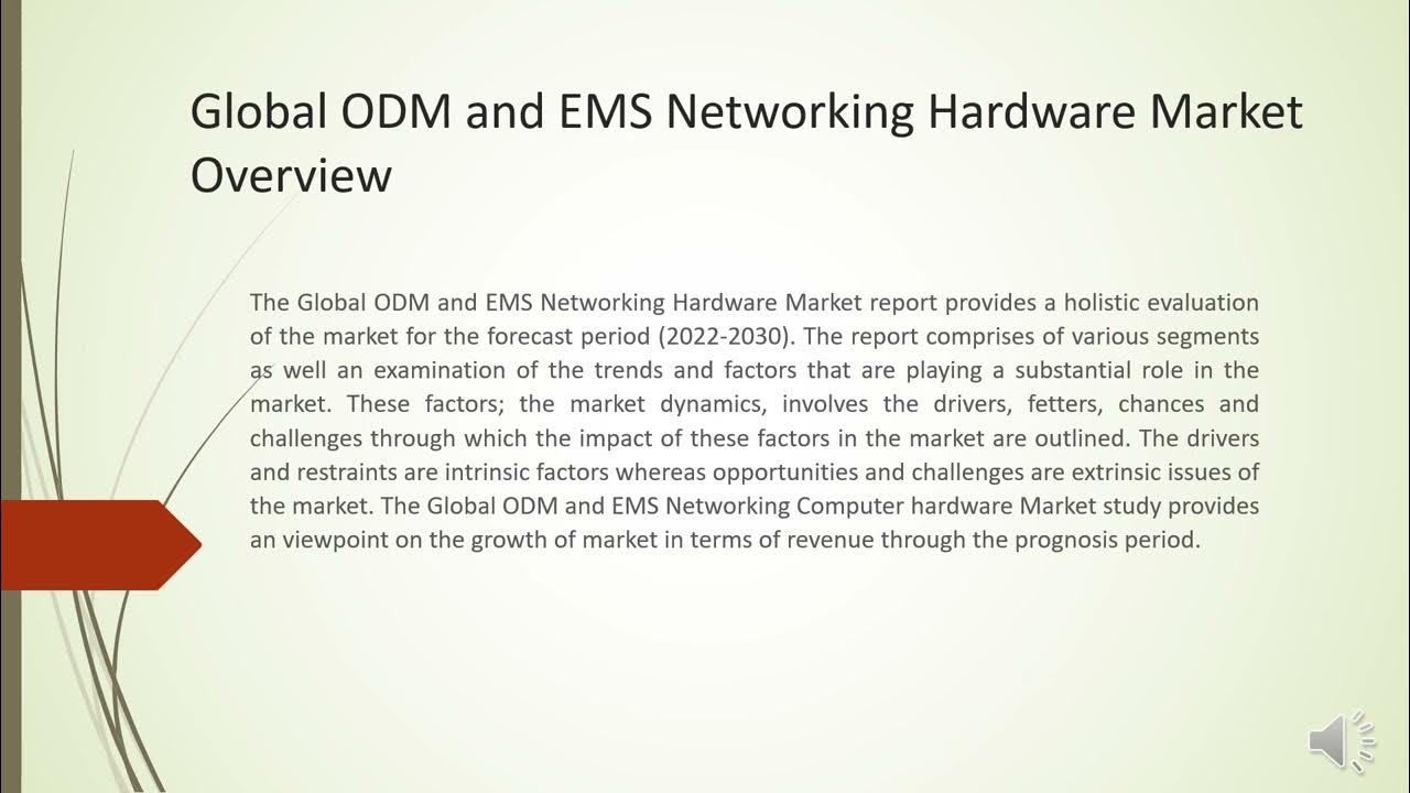 ODM and EMS Networking Hardware Market Industry Data Analytics IDA