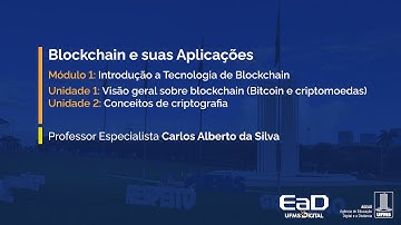 [UFMS Digital] Blockchain e suas Aplicações - Módulo 1 - Unidade 1