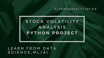 #Stock Volatility Analysis with  Python  | English | #volatility  #python  #rlanguagestatistics